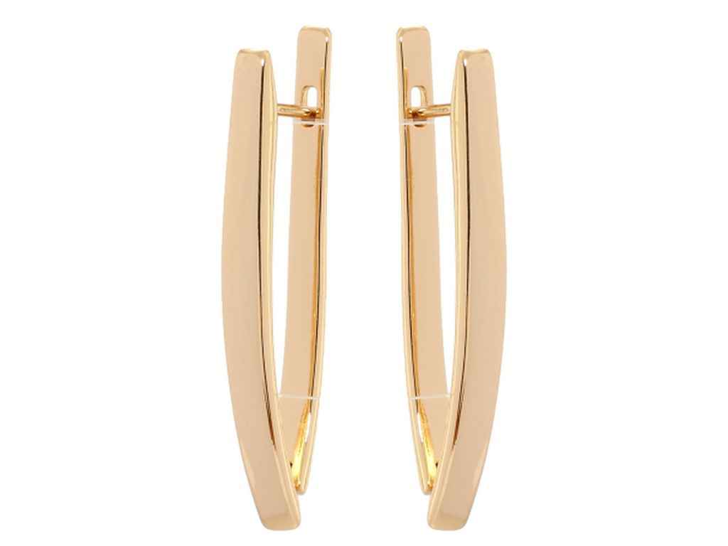 Сережки англійська застібка Позолота 18K Скоби 159426 ТМ XUPING Сережки англійська застібка Позолота 18K Скоби 159426 ТМ XUPING