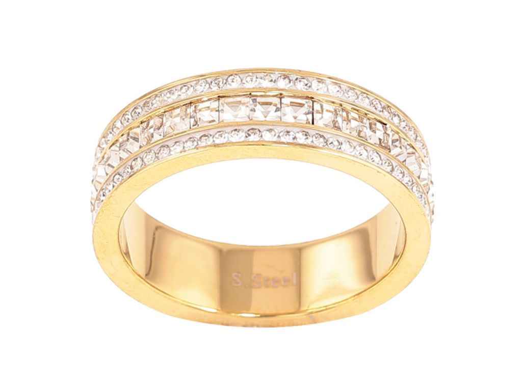 Каблучка Stainless Steel 14К «Інкрустація кристалами 6мм 10600 р.16,5 ТМ XUPING Каблучка Stainless Steel 14К «Інкрустація кристалами 6мм 10600 р.16,5 ТМ XUPING