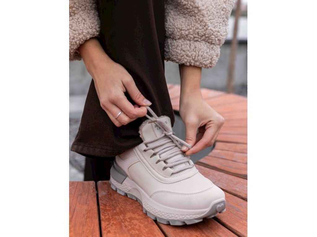 Кросівки Штучна шкіра жін теплі арт.5112 світло-сірий р.39 ТМ GIPANIS Кросівки Штучна шкіра жін теплі арт.5112 світло-сірий р.39 ТМ GIPANIS