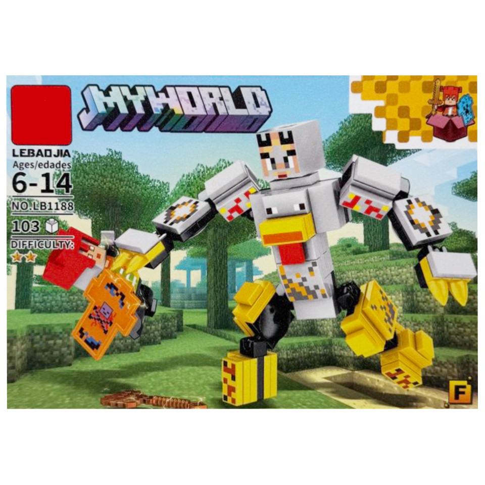 Детский конструктор "Minecraft" LB1188-F 103 детали Детский конструктор "Minecraft" LB1188-F 103 детали