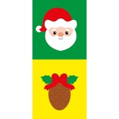 Мозаїка з наліпок для малюків "Санта" 166068, 8 сторінок. Зображення №2