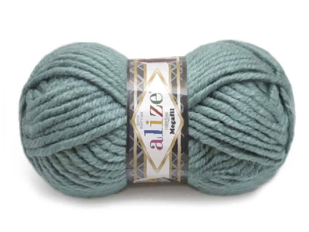 Пряжа Megafil Super Lana 386 Лазурний 5шт/уп ТМ Alize Пряжа Megafil Super Lana 386 Лазурний 5шт/уп ТМ Alize