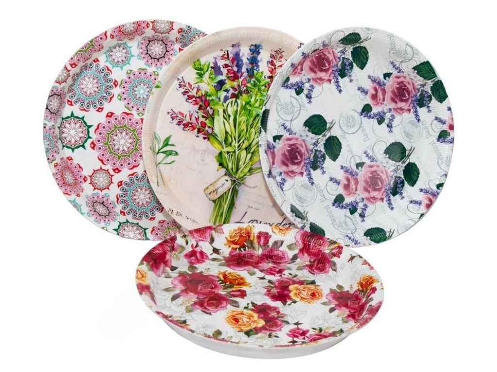 Піднос 32см пластик круглий ТМ CHINA Піднос 32см пластик круглий ТМ CHINA