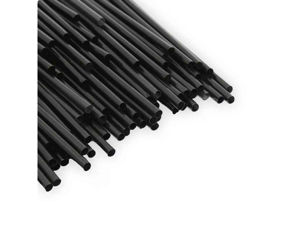 Трубочка пластик одноразова Фреш чорна 210мм (500шт/уп) ТМ KRISTAL Трубочка пластик одноразова Фреш чорна 210мм (500шт/уп) ТМ KRISTAL