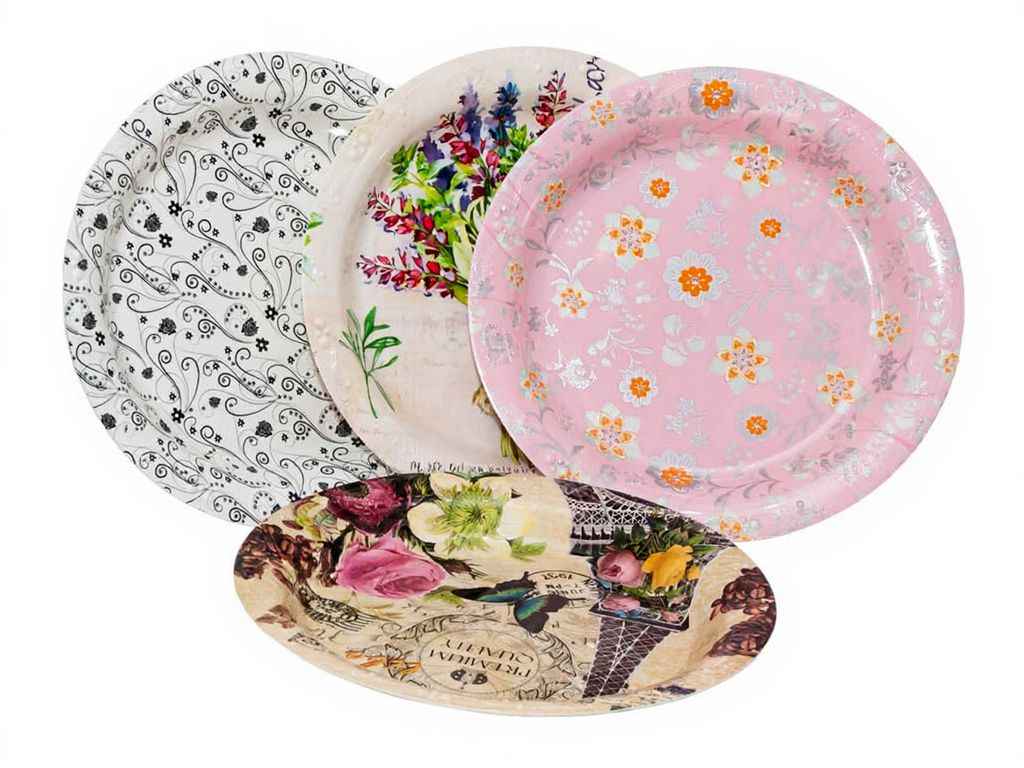 Піднос 32см пластик круглий 4634 ТМ CHINA Піднос 32см пластик круглий 4634 ТМ CHINA