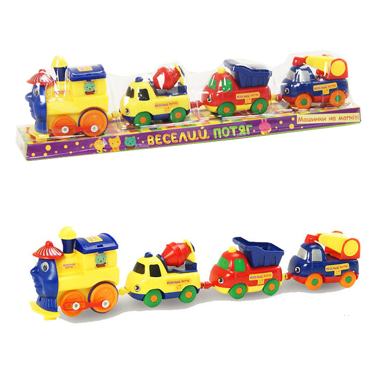 Игрушечный паравозик K1113 (18008E) 3 машинки Игрушечный паравозик K1113 (18008E) 3 машинки