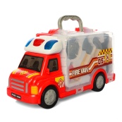 Игровой набор Пожарного с машинкой 661-175 машинка со светом. Изображение №3 Игровой набор Пожарного с машинкой 661-175 машинка со светом. Изображение №3