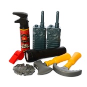 Игровой набор Пожарного с машинкой 661-175 машинка со светом. Изображение №4 Игровой набор Пожарного с машинкой 661-175 машинка со светом. Изображение №4