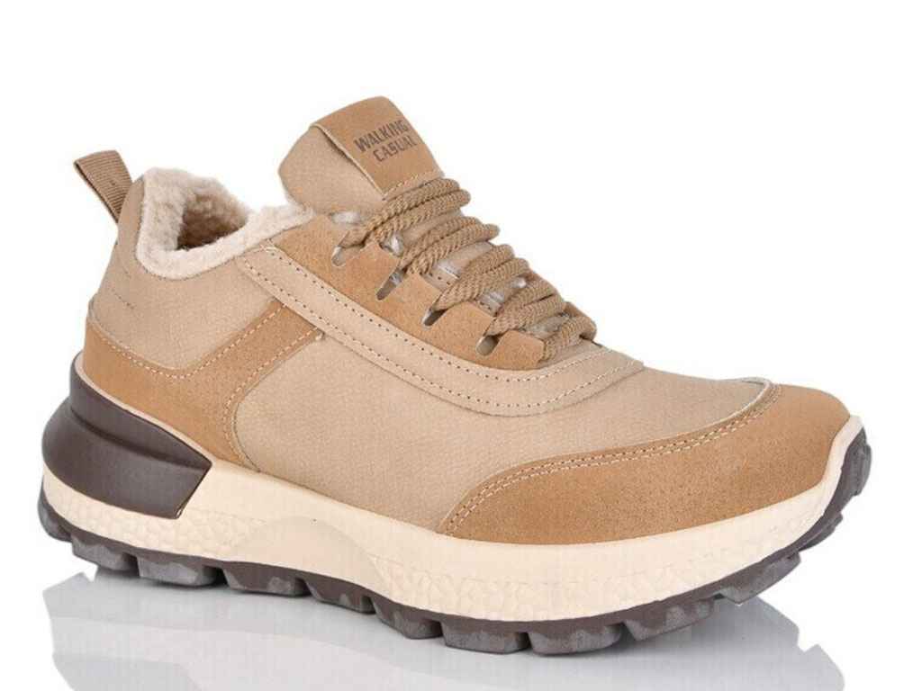 Кросівки Штучна шкіра жін теплі арт.5112 пісочний р.36 ТМ GIPANIS Кросівки Штучна шкіра жін теплі арт.5112 пісочний р.36 ТМ GIPANIS