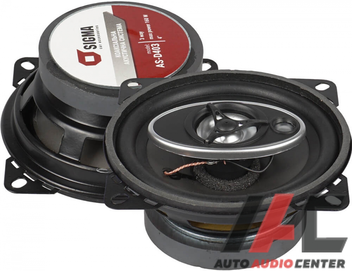 Колонки 10 см 3-way speaker SIGMA AS-D403 Колонки 10 см 3-way speaker SIGMA AS-D403
