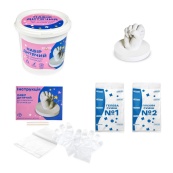 Набір для творчості створення 3D зліпків рук 30909 гіпс. Зображення №3