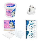 Набор для творчества создание 3D слепков рук 30912 гипс. Изображение №3 Набор для творчества создание 3D слепков рук 30912 гипс. Изображение №3