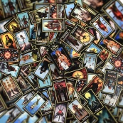 Гадальні карти Таро 30689 картка з посиланням на інструкцію 78 штук. Зображення №5 Гадальні карти Таро 30689 картка з посиланням на інструкцію 78 штук. Зображення №5