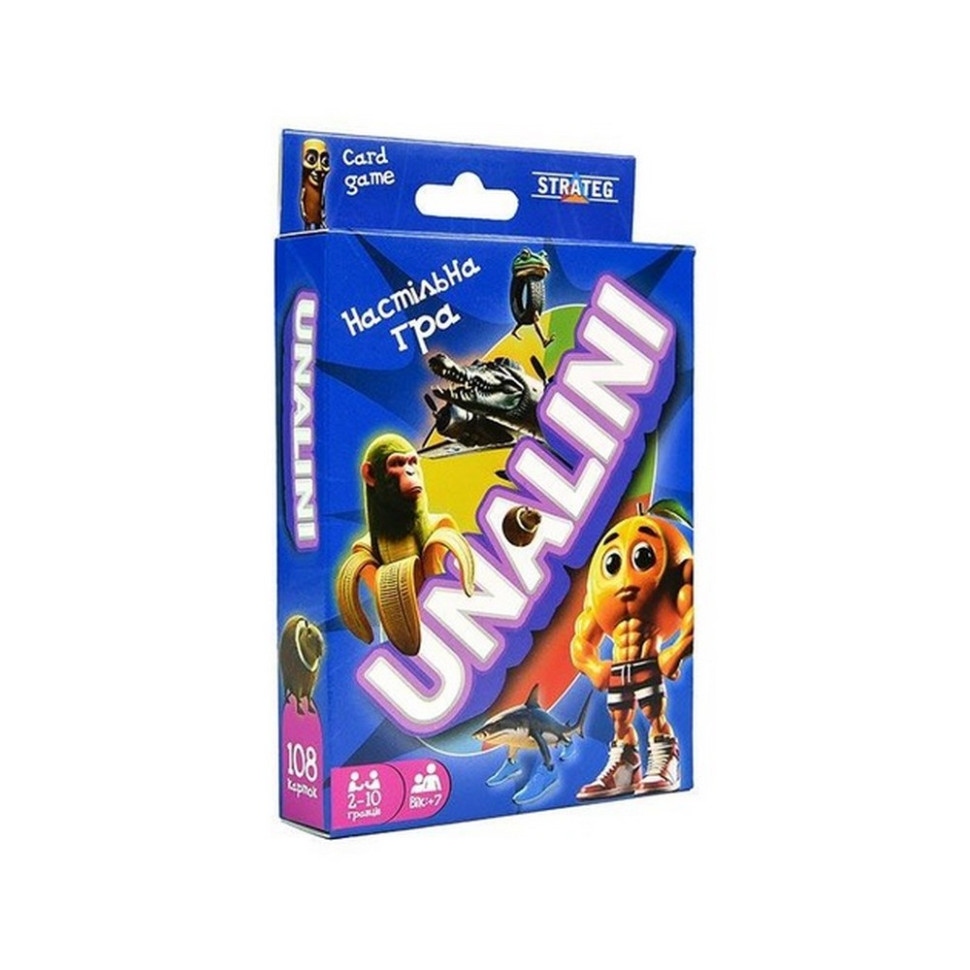 Карточная игра "Уналини" 30920, 108 игральных карт Карточная игра "Уналини" 30920, 108 игральных карт