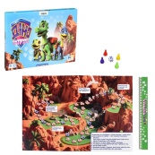 Настольная игра "Дино Патруль" 30645 игровое поле 4 фишки. Изображение №3 Настольная игра "Дино Патруль" 30645 игровое поле 4 фишки. Изображение №3