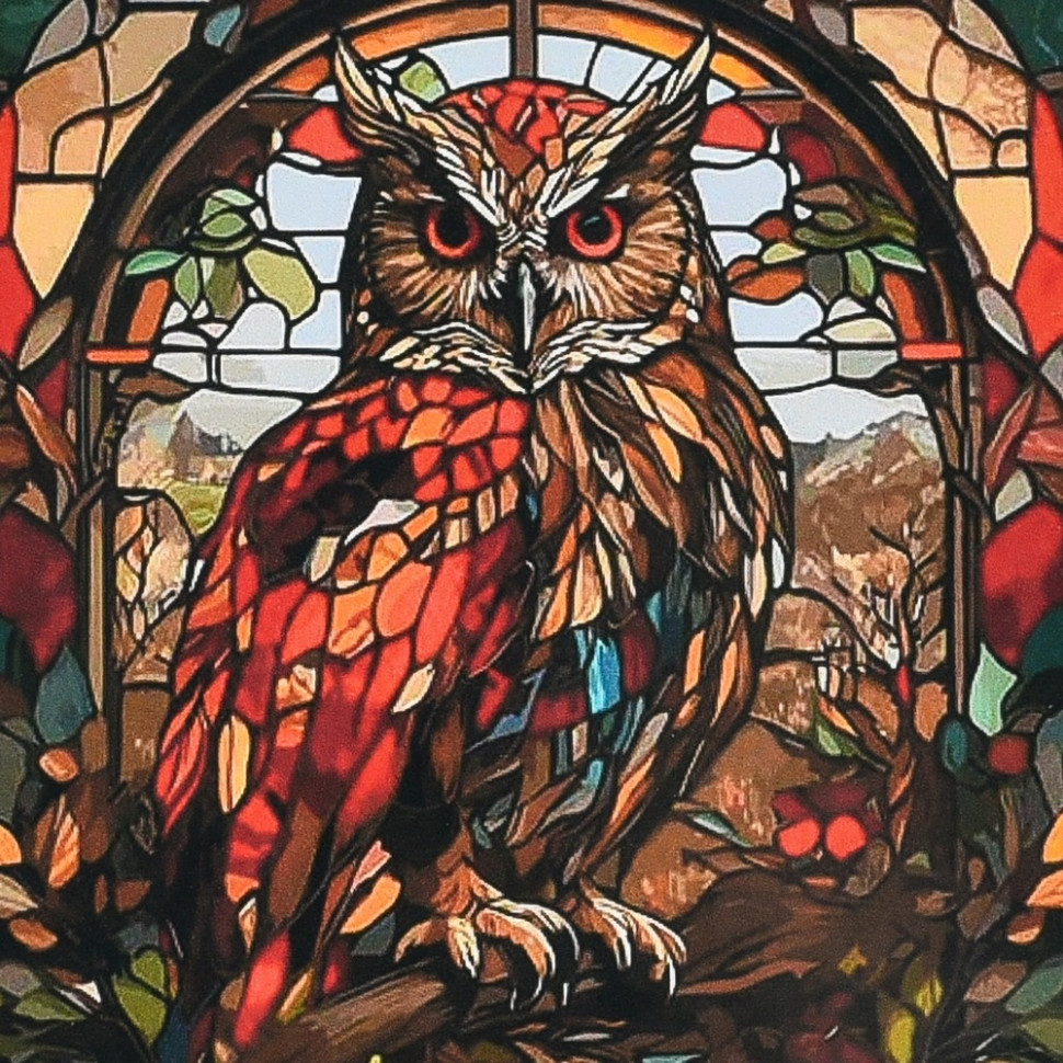 Алмазная мозаика "Взгляд мудрости" DEEX16297 неполная выкладка 30х30 см Алмазная мозаика "Взгляд мудрости" DEEX16297 неполная выкладка 30х30 см