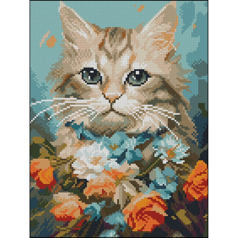 Алмазная мозаика "Маленькая радость" ZAV3040-22 без подрамника 30х40 см Алмазная мозаика "Маленькая радость" ZAV3040-22 без подрамника 30х40 см