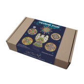 Набір зі стразами "Ukrainian Christmas" 187128, 6 фігур із пластику. Зображення №2