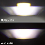 Лампа LED Міні Лінзи H4 D35мм 80/100w 9000/11000Lm 6000K 3570 Chips 12v "M01J". Зображення №2