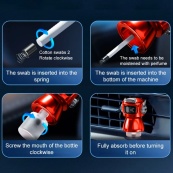 Арома дифузор "Робот" Чорний LXS-02A Кологен (3 запаски). Зображення №4 Арома дифузор "Робот" Чорний LXS-02A Кологен (3 запаски). Зображення №4