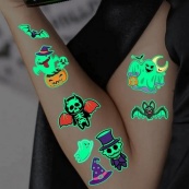Набор временных тату "Halloween glow №2" kids-tatto-halloween-g2. Изображение №3 Набор временных тату "Halloween glow №2" kids-tatto-halloween-g2. Изображение №3