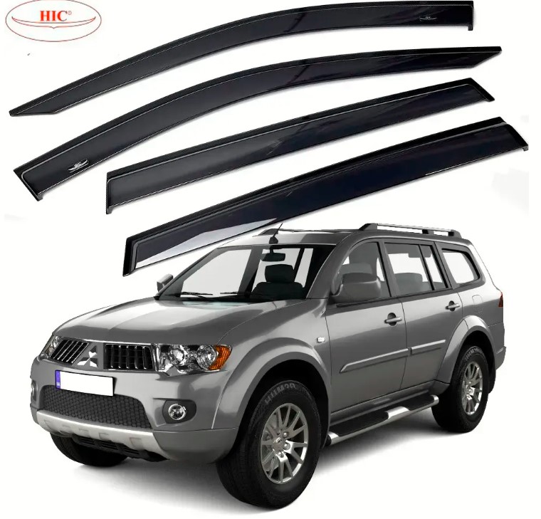 Дефлектори вікон Mitsubishi Pajero Sport 2008-2015 П\К скотч "HIK" M41 Дефлектори вікон Mitsubishi Pajero Sport 2008-2015 П\К скотч "HIK" M41