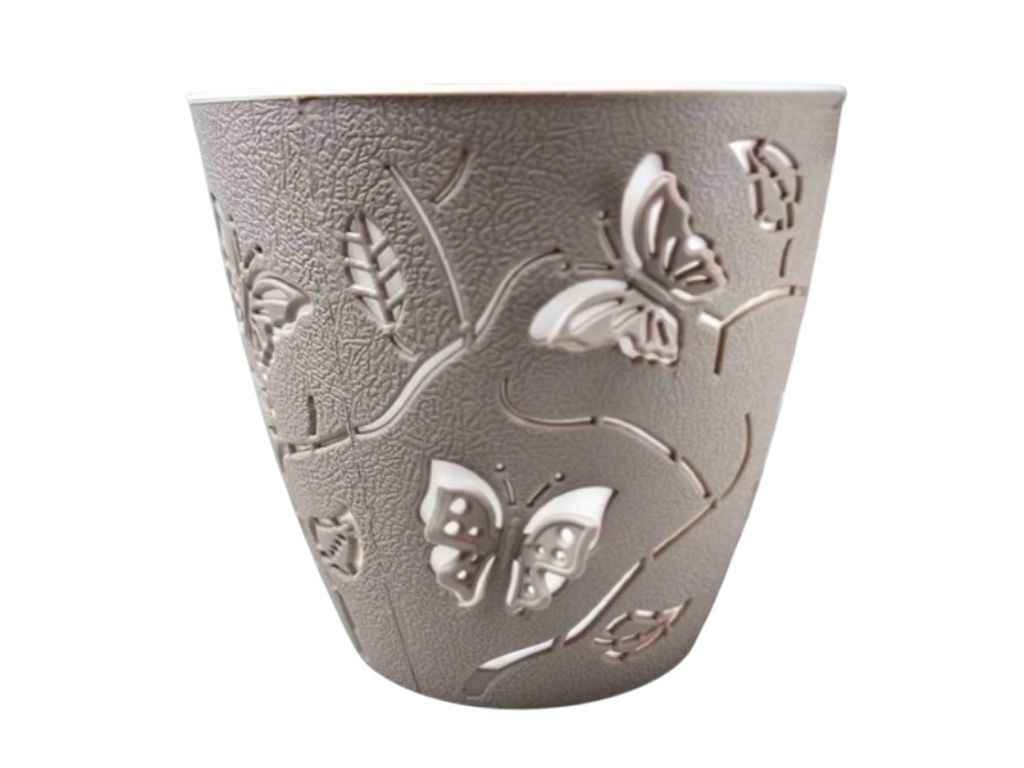 Горщик для квітів 5,3л 3D мікс ТМ ALYA PLASTIK Горщик для квітів 5,3л 3D мікс ТМ ALYA PLASTIK