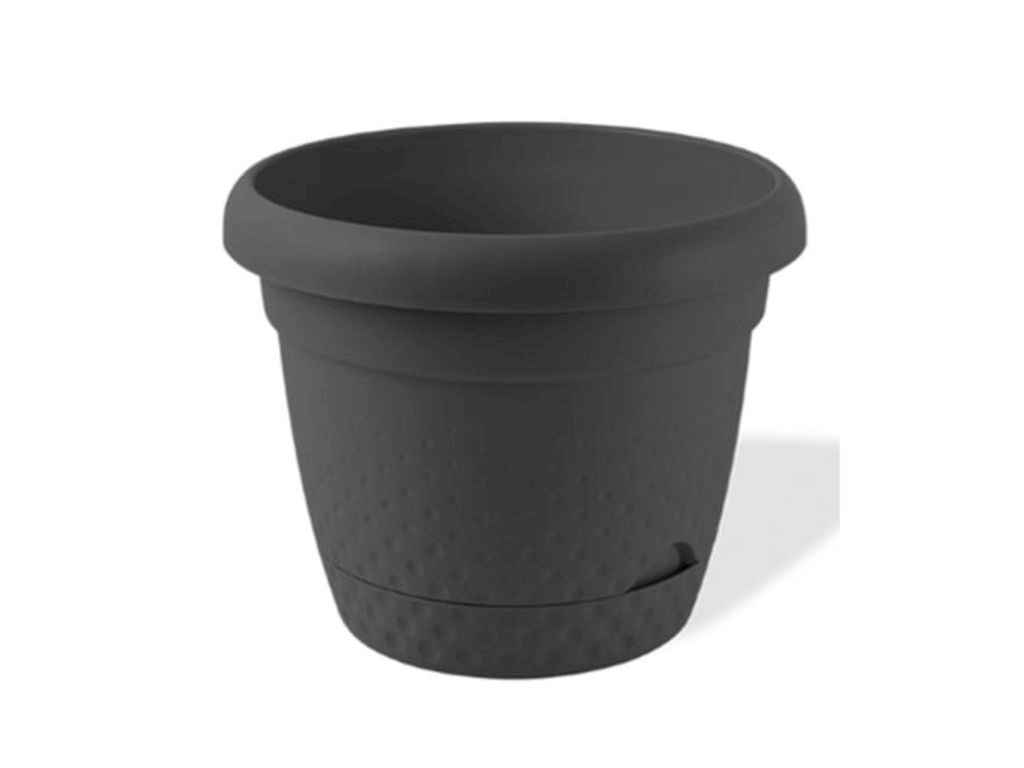 Горщик для квітів 15,3л PEARL чорний ТМ KARASU Горщик для квітів 15,3л PEARL чорний ТМ KARASU