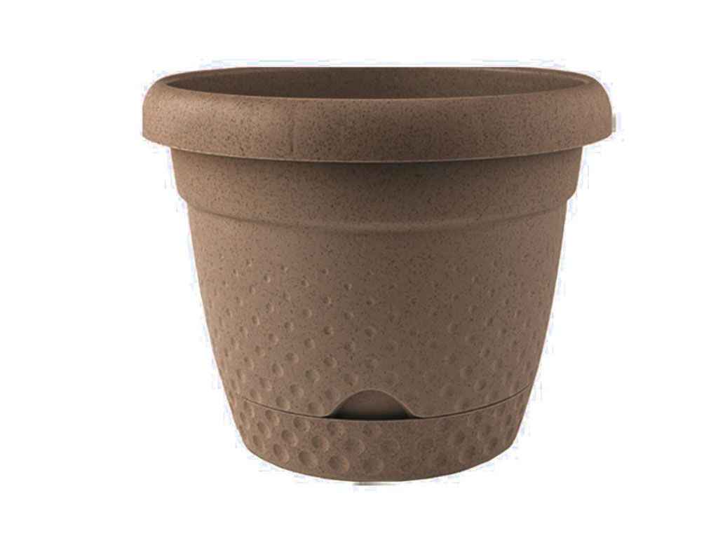 Горщик для квітів 8,8л PEARL темно-коричневий ТМ KARASU Горщик для квітів 8,8л PEARL темно-коричневий ТМ KARASU