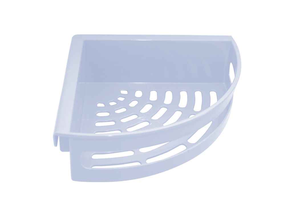 Полиця для ванної кімнати кутова білий ТМ АЛЕАНА Полиця для ванної кімнати кутова білий ТМ АЛЕАНА