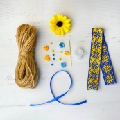 Набор для творчества Кукла-мотанка "Солнечная" Умняшка НС-007 размер изделия 20-22 см. Изображение №3 Набор для творчества Кукла-мотанка "Солнечная" Умняшка НС-007 размер изделия 20-22 см. Изображение №3