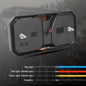 Задній ліхтар Прямокутний 12/24V (207*98*30мм) подвійний DQTL-288 стоп/поворот 4 870 (2шт/уп). Изображение №2