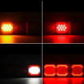 Задній ліхтар Прямокутний 12/24V (295*98*30мм) потріійний DQTL-288 стоп/поворот/зад.х 4 871 (2шт/уп). Зображення №3