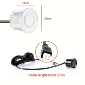 Датчик парктроніка білий d=22мм 4 638 (1шт). Зображення №2 Датчик парктроніка білий d=22мм 4 638 (1шт). Зображення №2