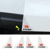 Плівка захисна для дверних КУТІВ Hyundai силіконова прозора (4шт). Зображення №2