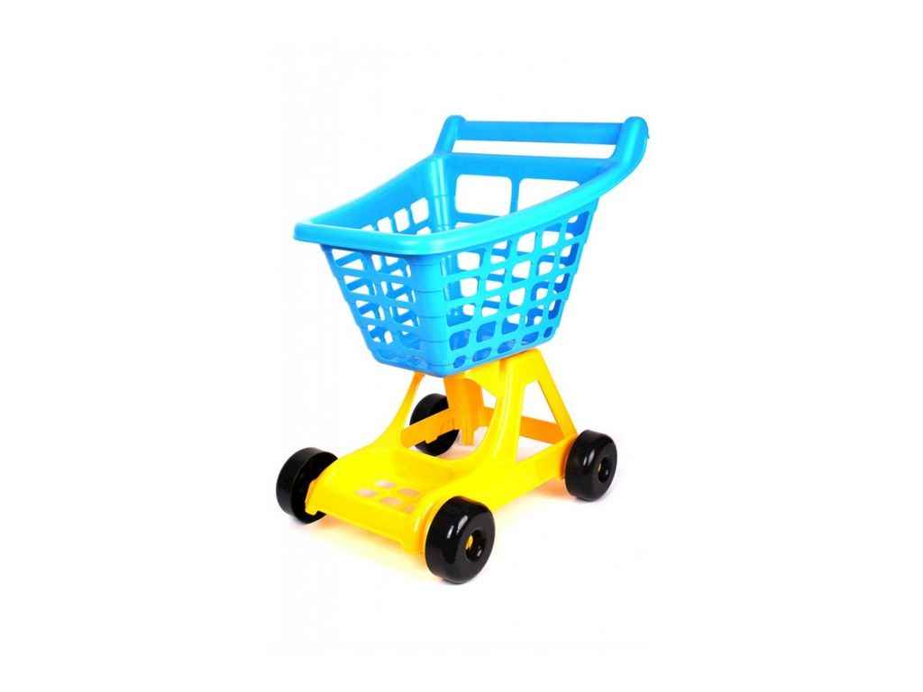 Візочок для супермаркету 56х47х36.5см блакитний арт.4227 ТМ ТЕХНОК Візочок для супермаркету 56х47х36.5см блакитний арт.4227 ТМ ТЕХНОК