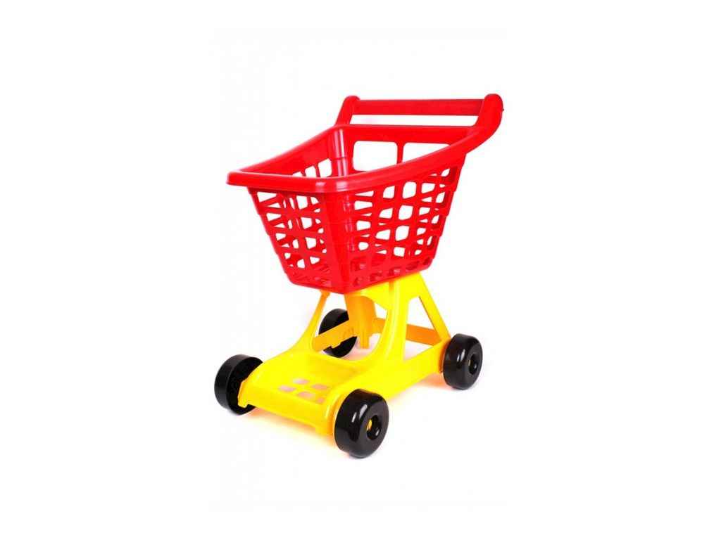 Візочок для супермаркету 56х47х36.5см червоний арт.4227 ТМ ТЕХНОК Візочок для супермаркету 56х47х36.5см червоний арт.4227 ТМ ТЕХНОК