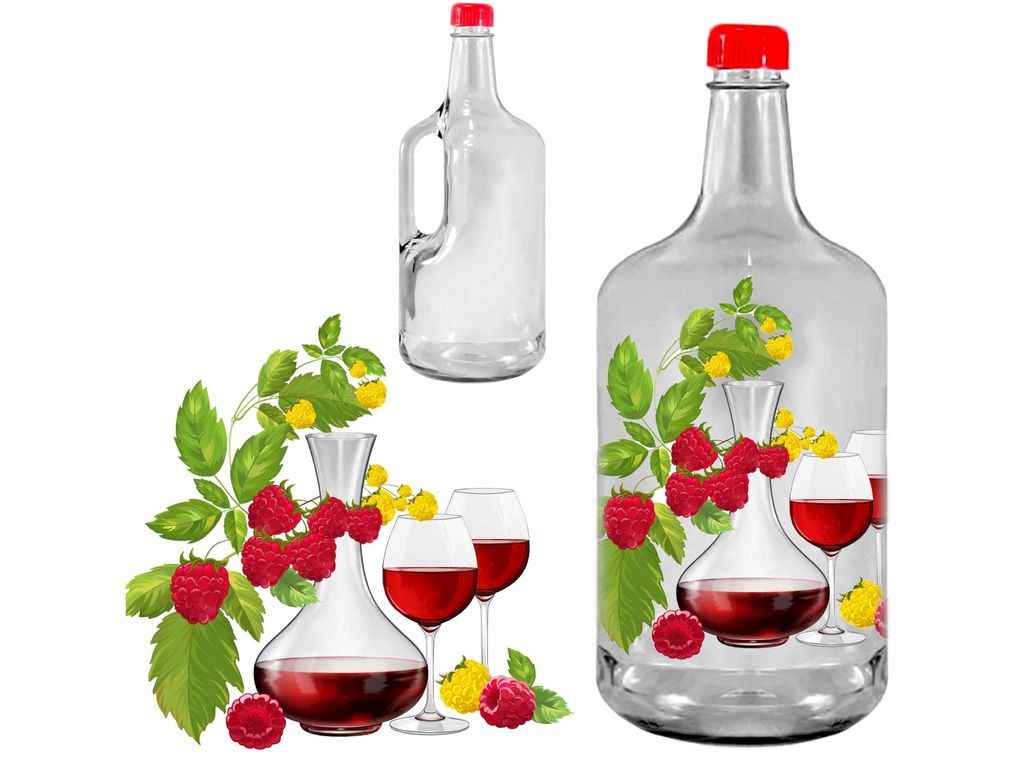 Бутиль 1,75л з кришкою 47265 Малина ТМ FARGLASS Бутиль 1,75л з кришкою 47265 Малина ТМ FARGLASS