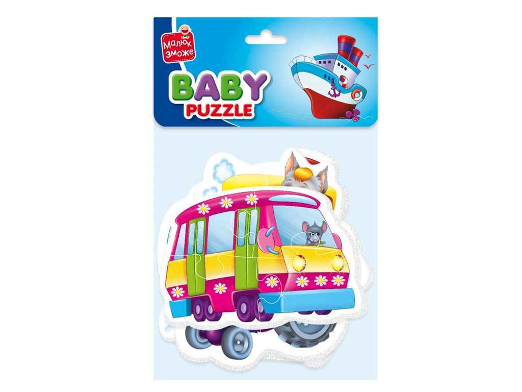 Бебі Пазли Машини-помічники VT1106-78 ТМ VLADI TOYS Бебі Пазли Машини-помічники VT1106-78 ТМ VLADI TOYS