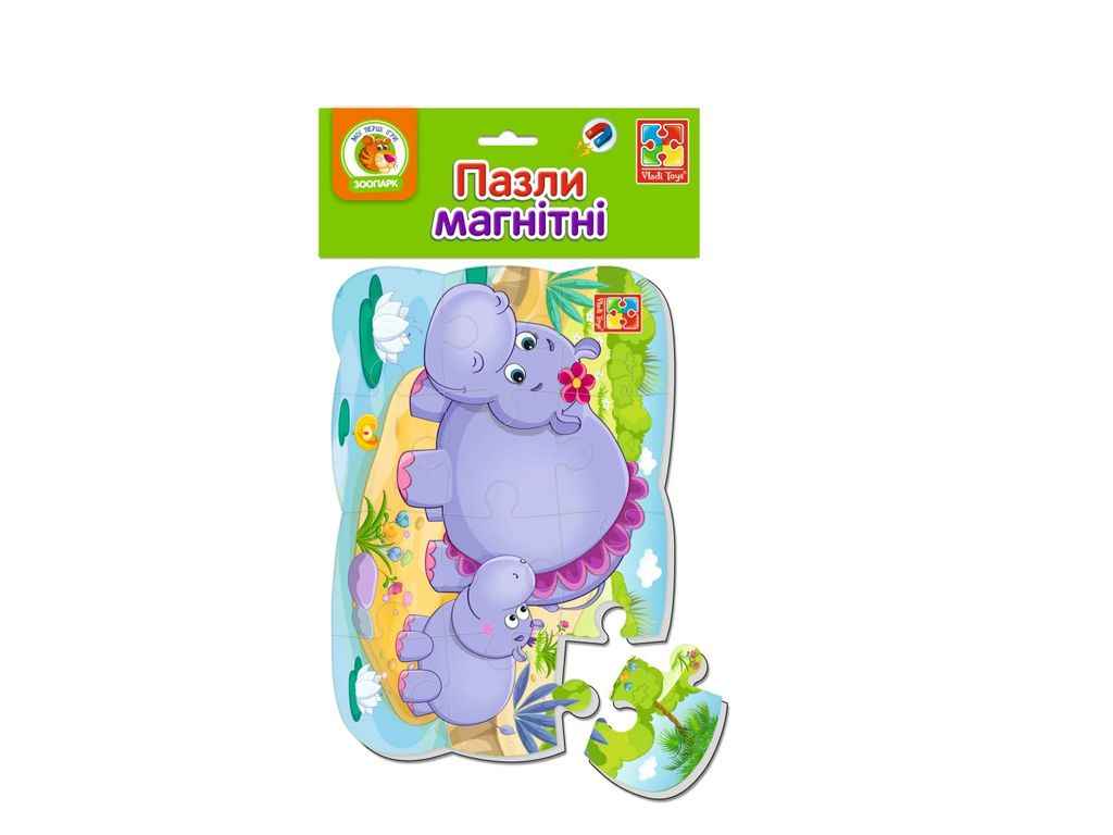 Пазли магнітні А5 Бегемотики VT3205-76 ТМ VLADI TOYS Пазли магнітні А5 Бегемотики VT3205-76 ТМ VLADI TOYS