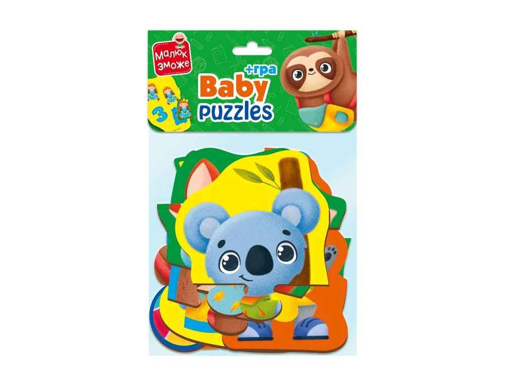 Пазли Малюк Зможе «Тварини. Іграшки» VT1722-23 ТМ VLADI TOYS Пазли Малюк Зможе «Тварини. Іграшки» VT1722-23 ТМ VLADI TOYS