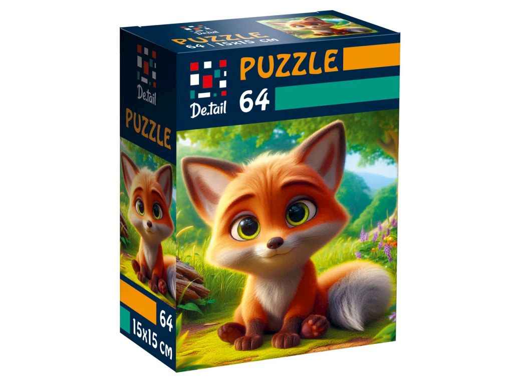 Пазли Допитливе лисеня DT1234-07 ТМ VLADI TOYS Пазли Допитливе лисеня DT1234-07 ТМ VLADI TOYS