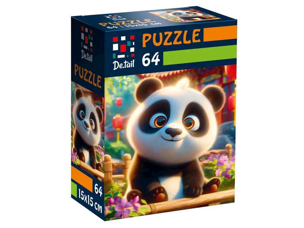 Пазли Усміхнена панда DT1234-10 ТМ VLADI TOYS Пазли Усміхнена панда DT1234-10 ТМ VLADI TOYS