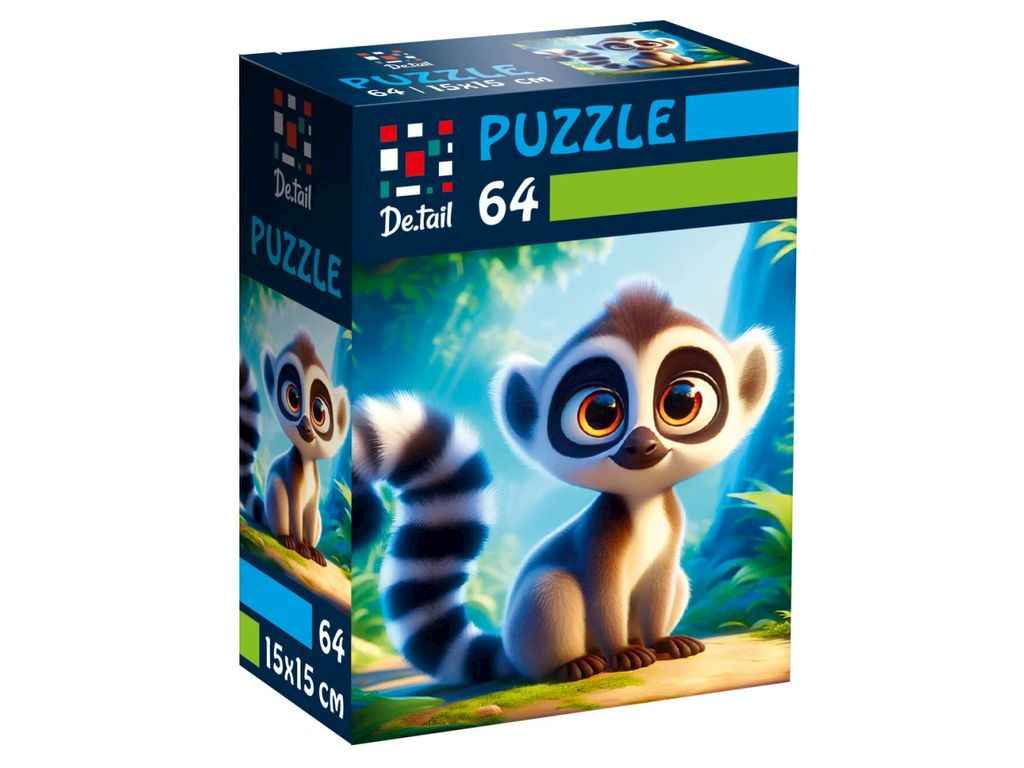 Пазли Лемур в джунглях DT1234-14 ТМ VLADI TOYS Пазли Лемур в джунглях DT1234-14 ТМ VLADI TOYS