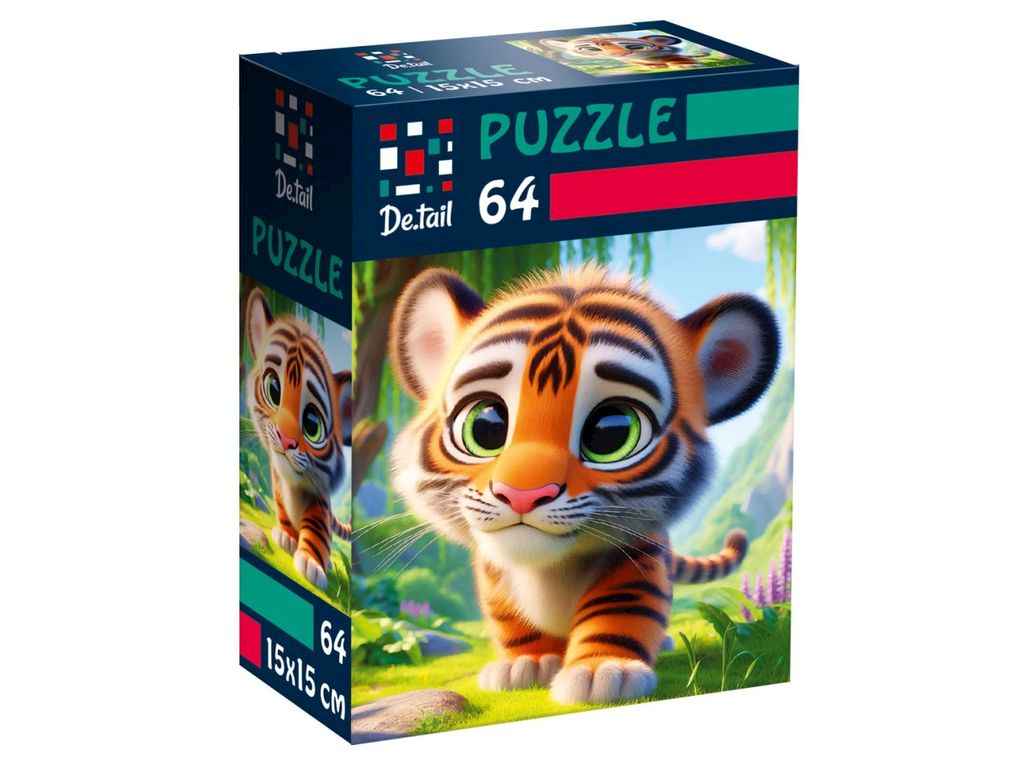 Пазли Миле тигреня DT1234-15 ТМ VLADI TOYS Пазли Миле тигреня DT1234-15 ТМ VLADI TOYS