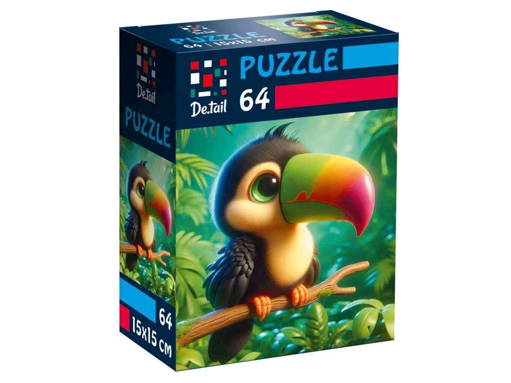 Пазли Пташеня в джунглях DT1234-17 ТМ VLADI TOYS Пазли Пташеня в джунглях DT1234-17 ТМ VLADI TOYS