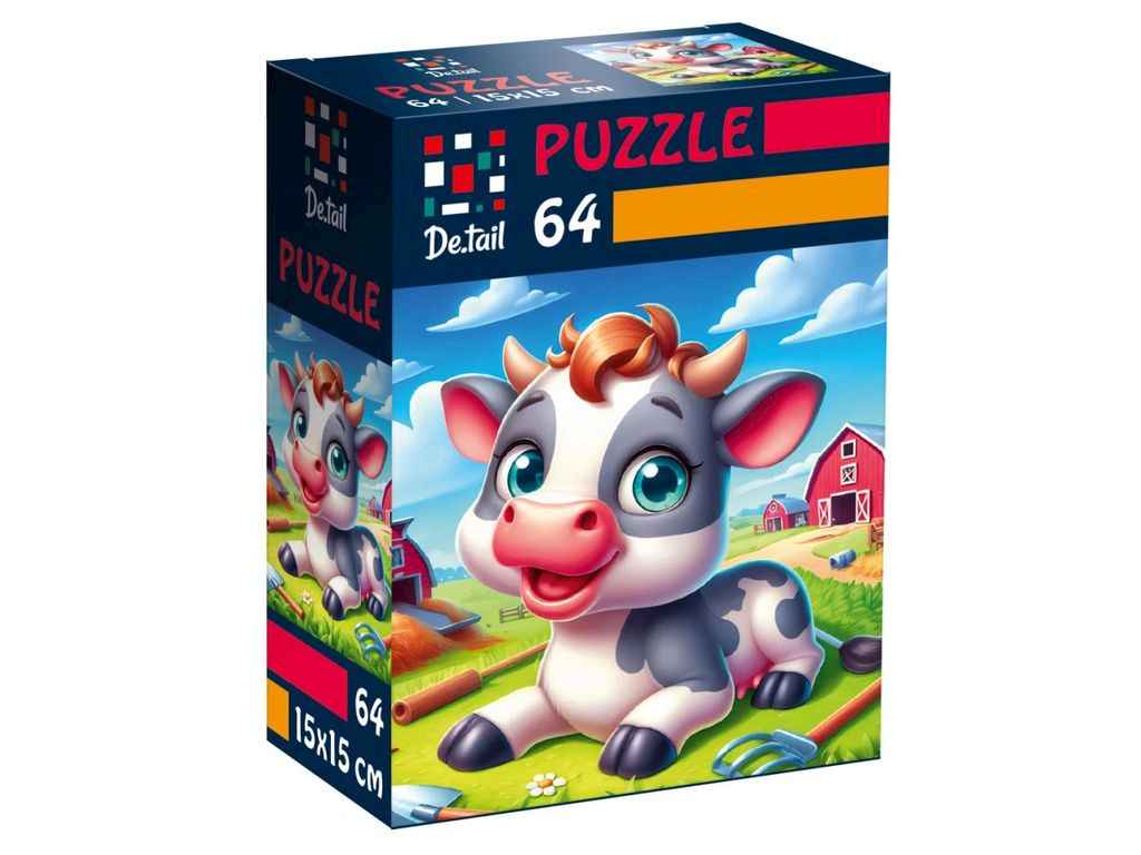 Пазли Весела корівка DT1234-19 ТМ VLADI TOYS Пазли Весела корівка DT1234-19 ТМ VLADI TOYS