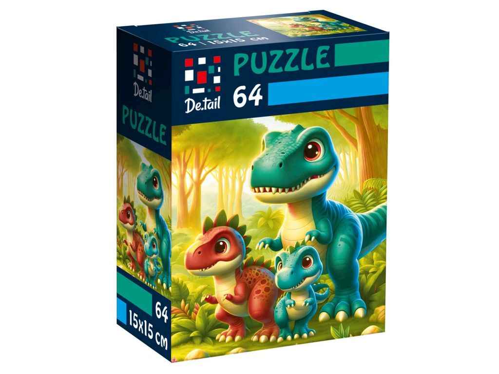 Пазли Веселі динозаврики DT1234-21 ТМ VLADI TOYS Пазли Веселі динозаврики DT1234-21 ТМ VLADI TOYS