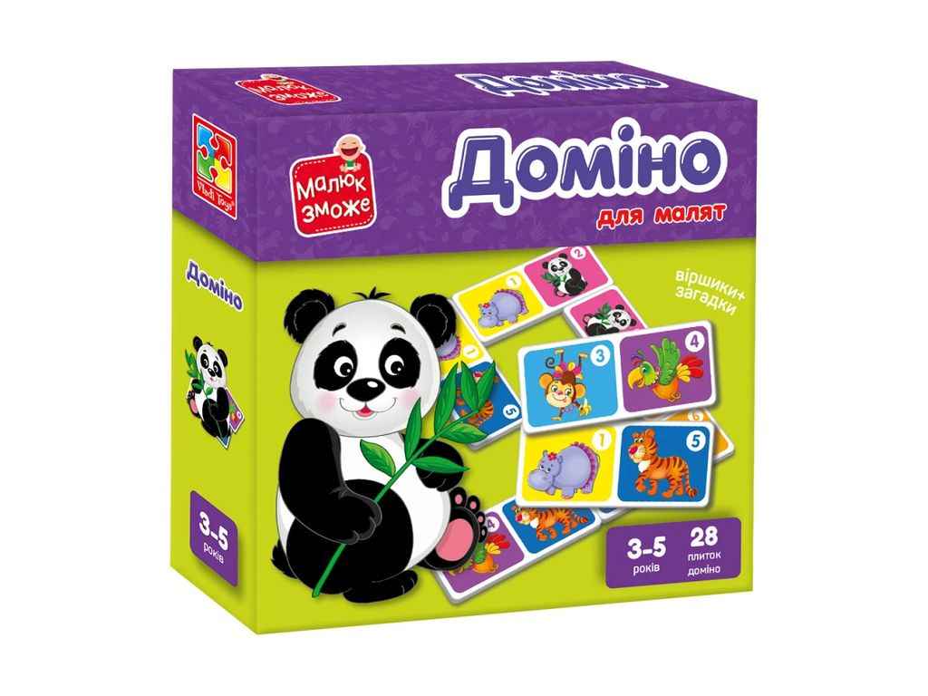 Доміно Зоопарк VT2100-07 ТМ VLADI TOYS Доміно Зоопарк VT2100-07 ТМ VLADI TOYS
