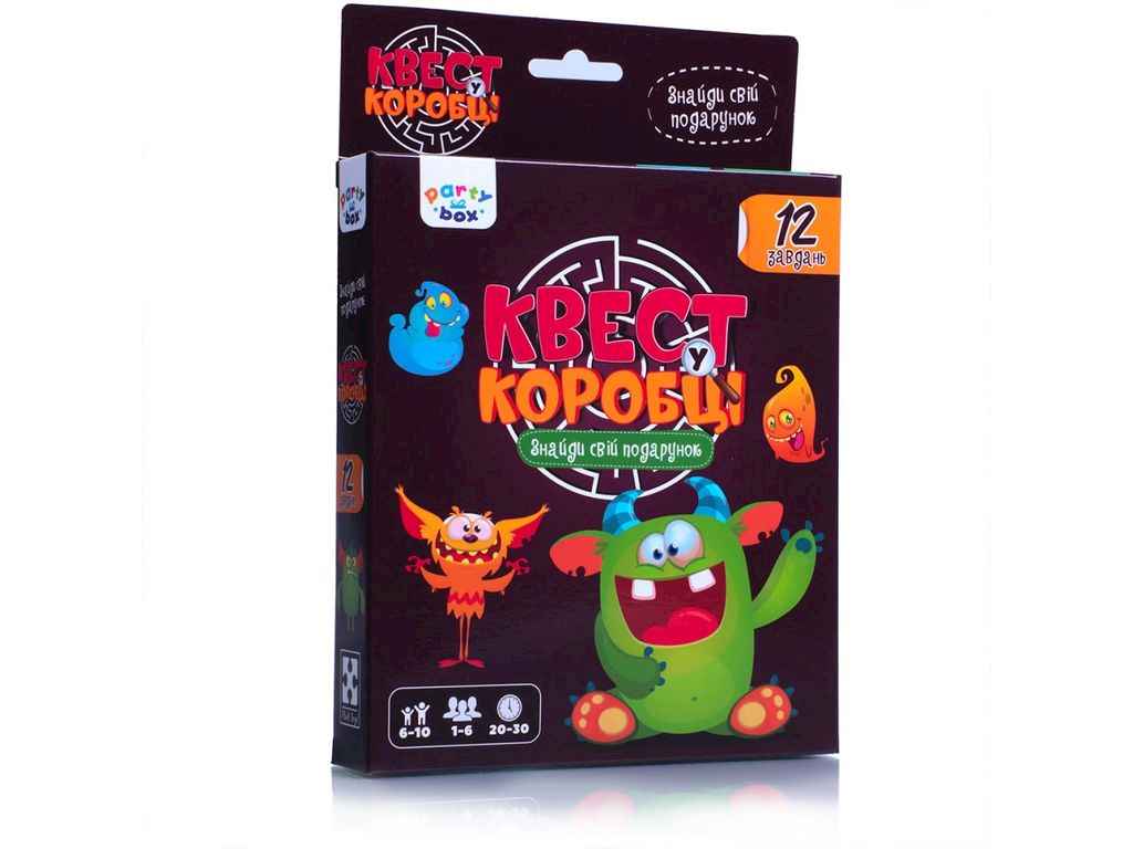 Гра настільна Монстри VT5902-02 ТМ VLADI TOYS Гра настільна Монстри VT5902-02 ТМ VLADI TOYS